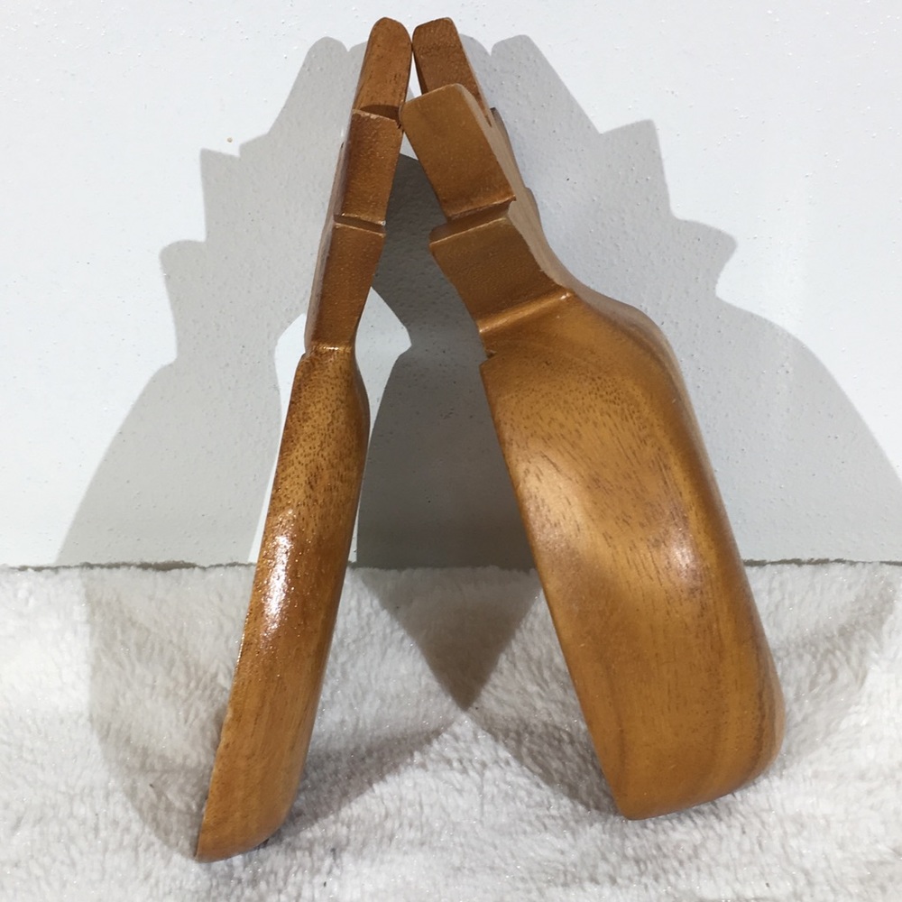 Vintage Pineapple Wooden Serving dish - set of 2 - Picture 5 of 8